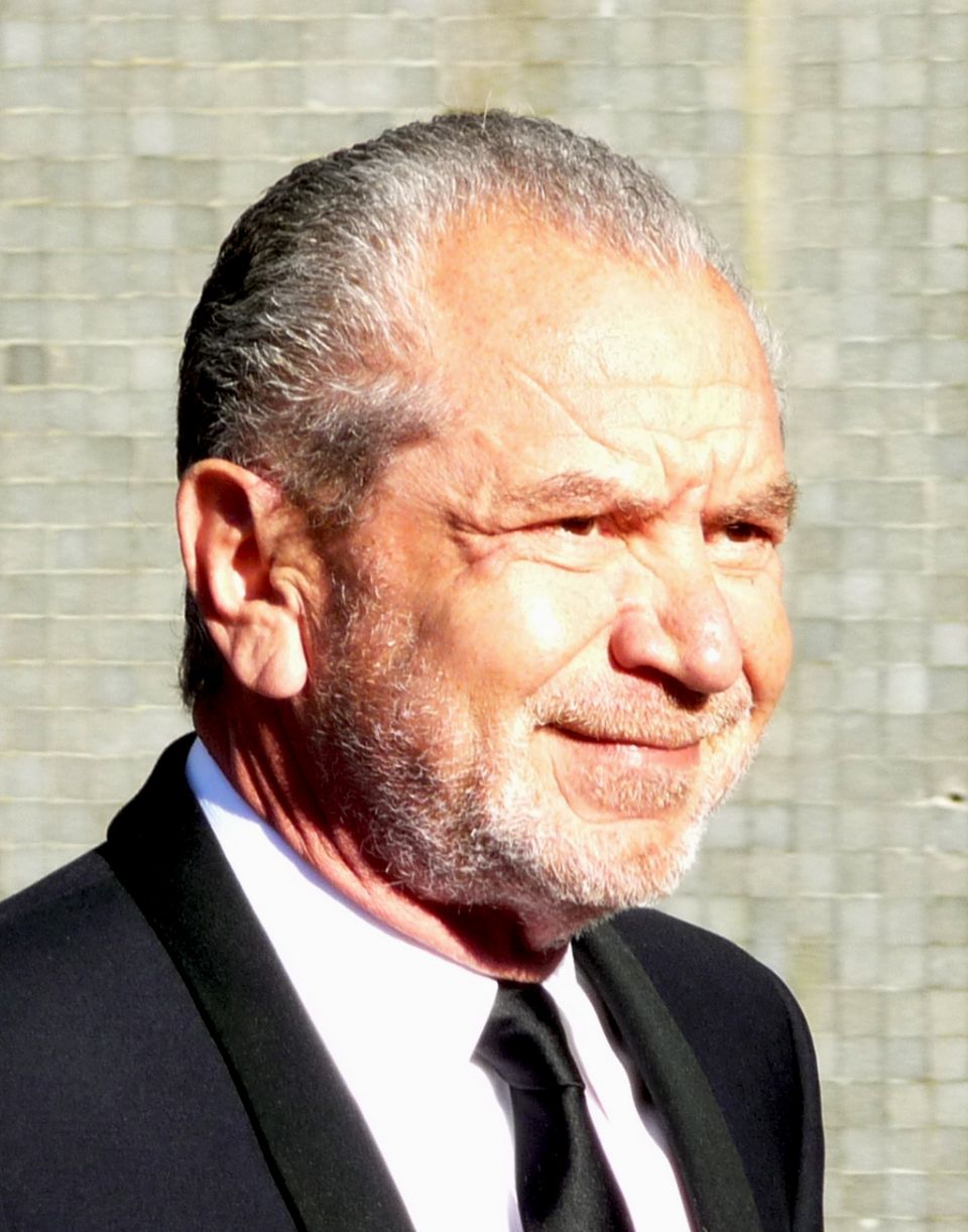 Alan Sugar at the BAFTA Television Awards, 2009. Photograph by Damien Everett, CC BY 2.0; source: Wikimedia Commons.